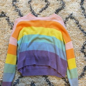 Adorable forever 21 rainbow sweater